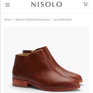 Nisolo Lana Ankle Boots - Brand New!